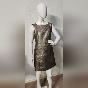 Abercrombie & Fitch Shimmering Gold Mini Dress